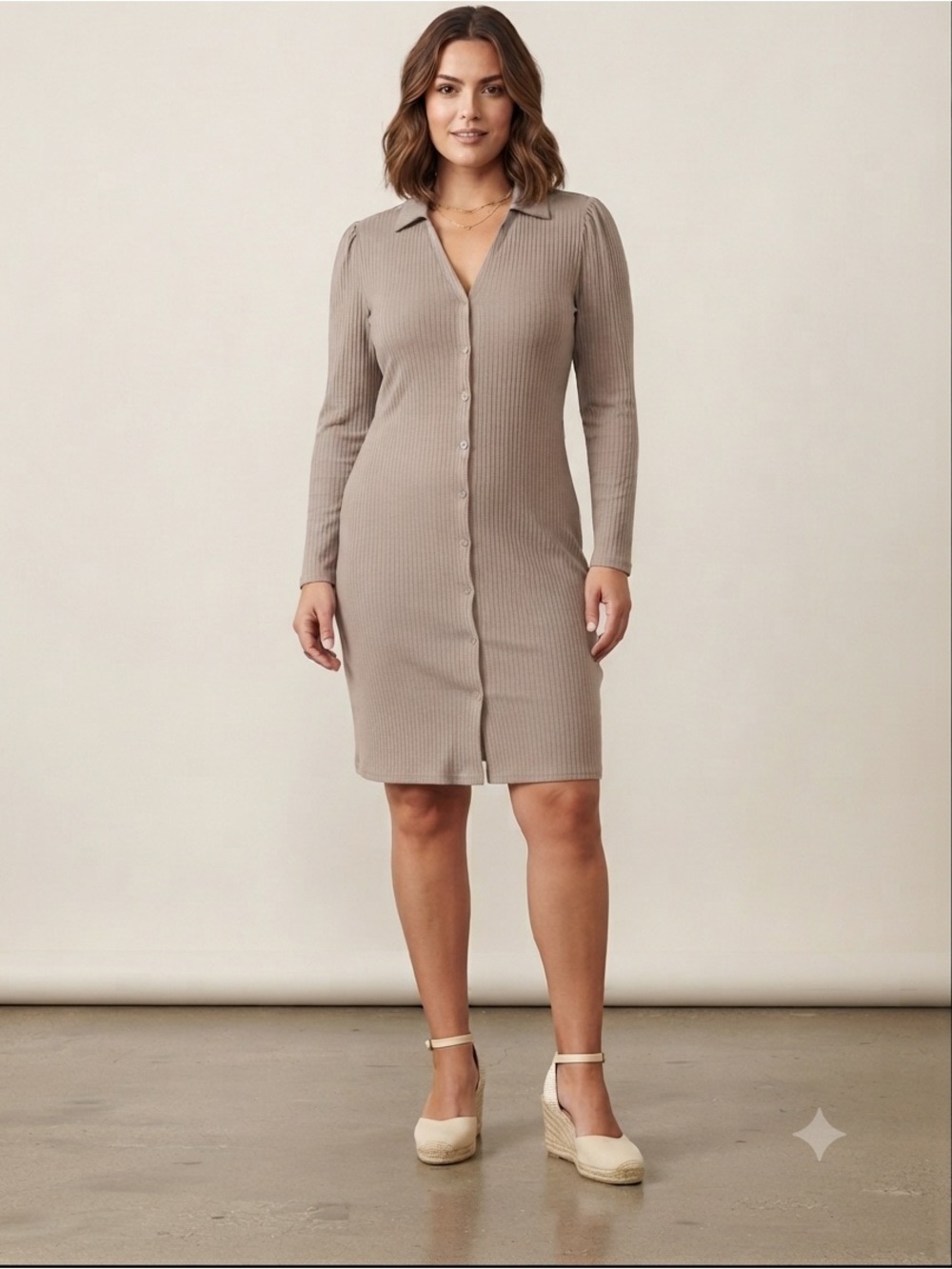 Gap Ribbed Polo Dress